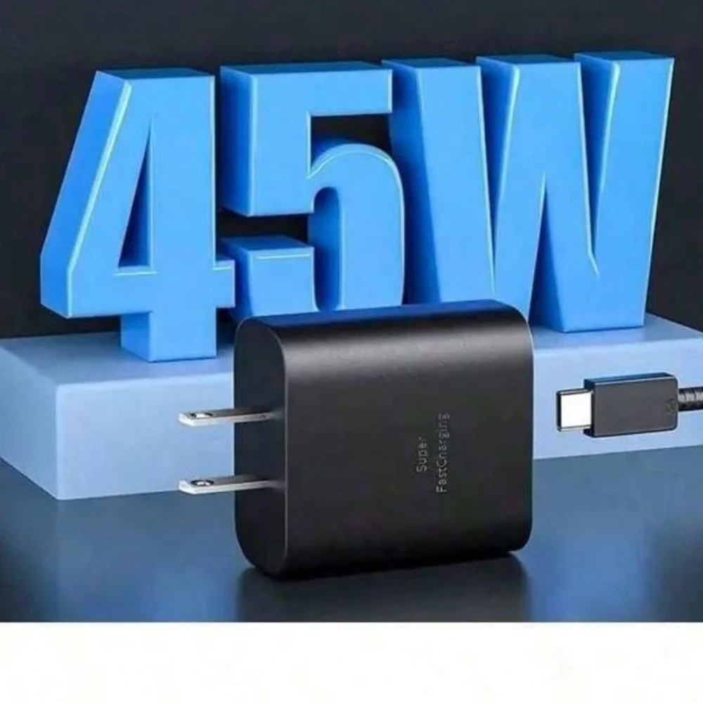⚡ 45W Fast Charger Type-C with USB-C Cable-Compatible with iPhone 15/16 Samsung